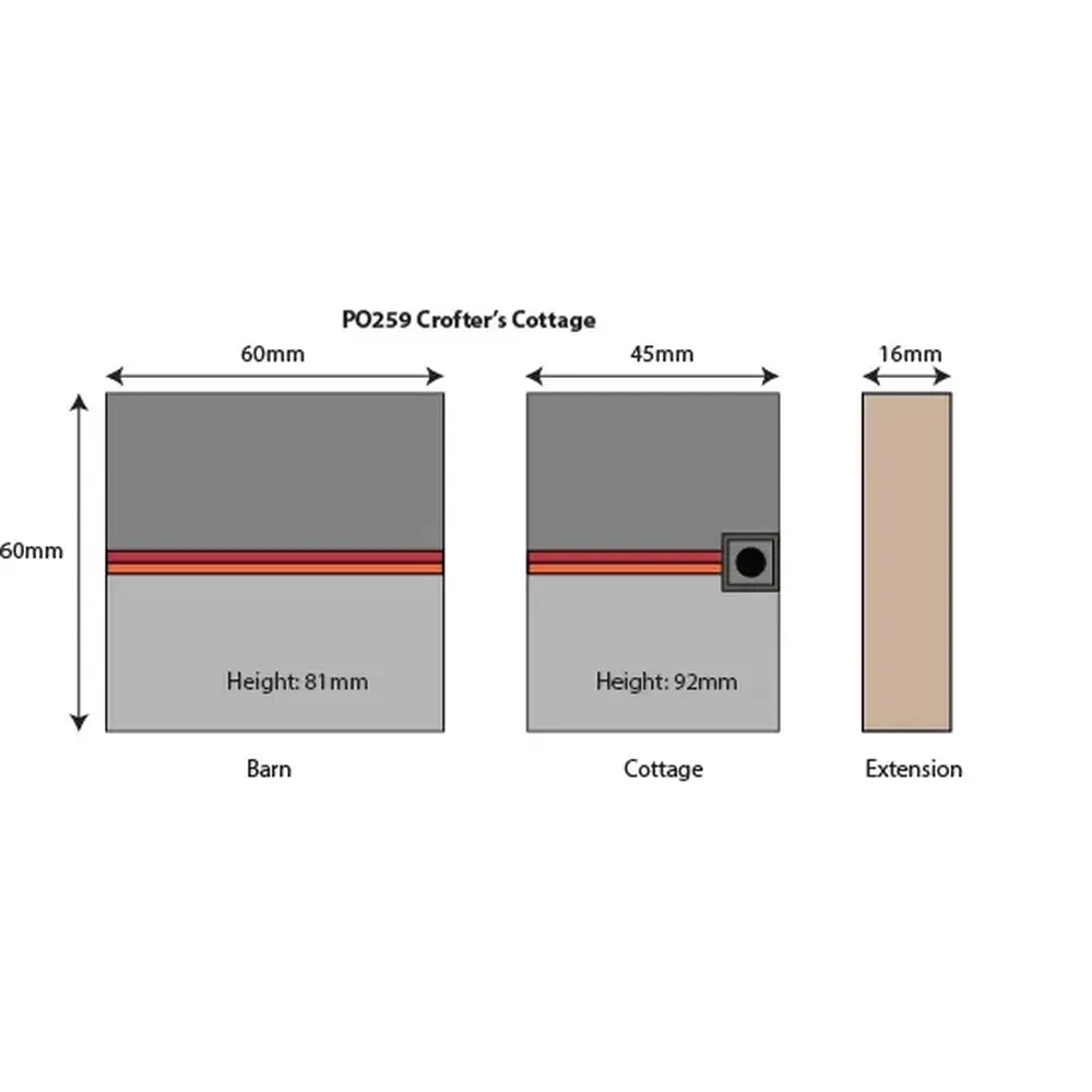 Cottage du Crofter - Metcalfe PO259 - OO/HO - 4