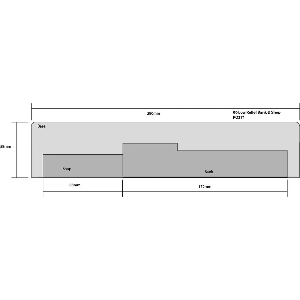 Banque et magasin - Metcalfe PO271 - OO/HO - 2