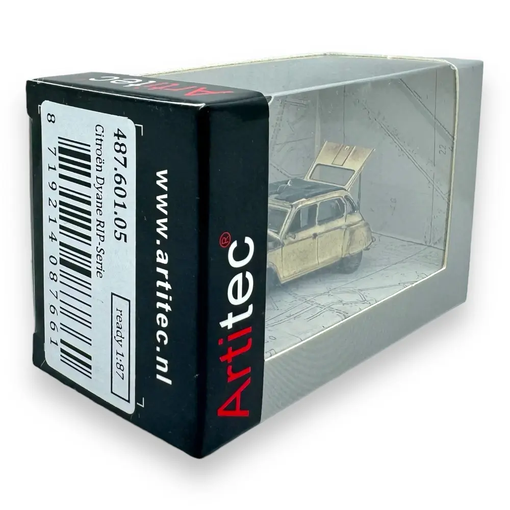 Voiture Citroën Dyane RIP - Artitec 487.601.05 - HO 1/87 - 2