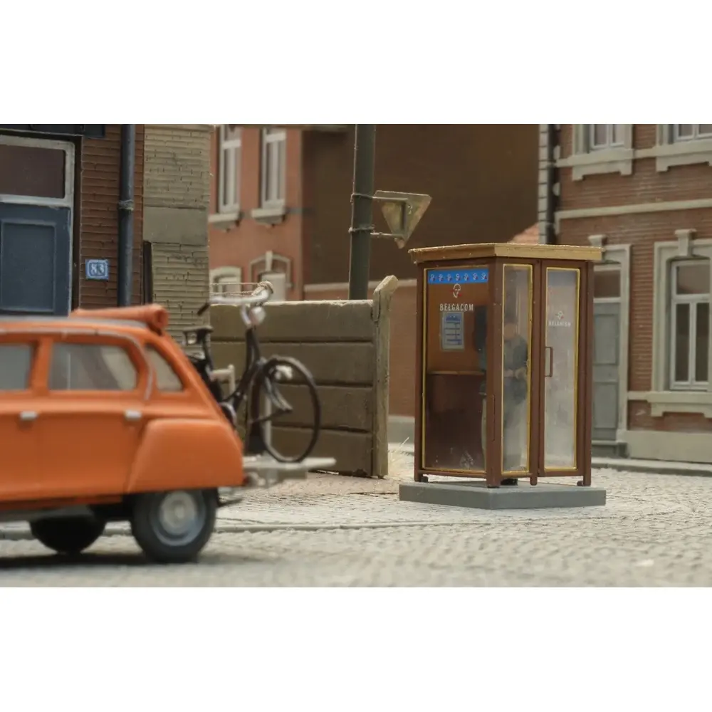 Cabine téléphonique belge - Artitec 387.652 - HO 1/87 - 4