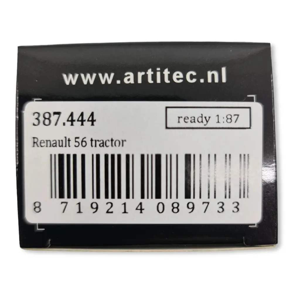 Tracteur Renault 56 ARTITEC 387.444 - HO : 1/87 - véhicule miniature - 3