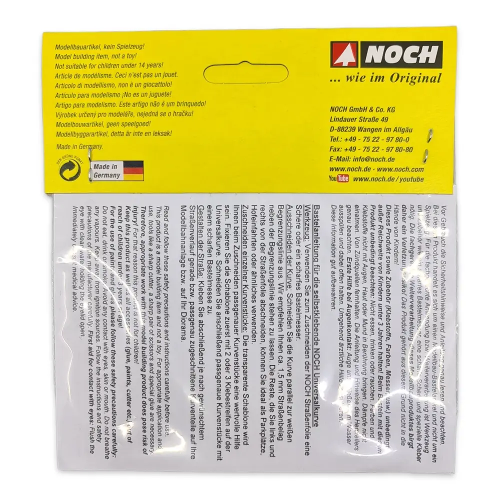Sachet de 2 routes courbes flexibles Noch 34201 - N 1/160 - 40 mm - 3