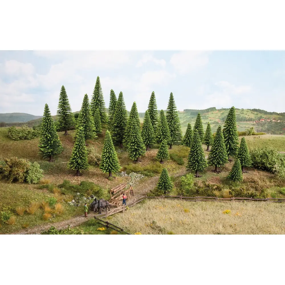 25 sapins - Noch 26825 - HO 1/87 / TT 1/120 - 4