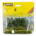 Pack de 3 peupliers Noch 25525 - N1/160 - Z 1/220 - Hauteur 55 mm - 2