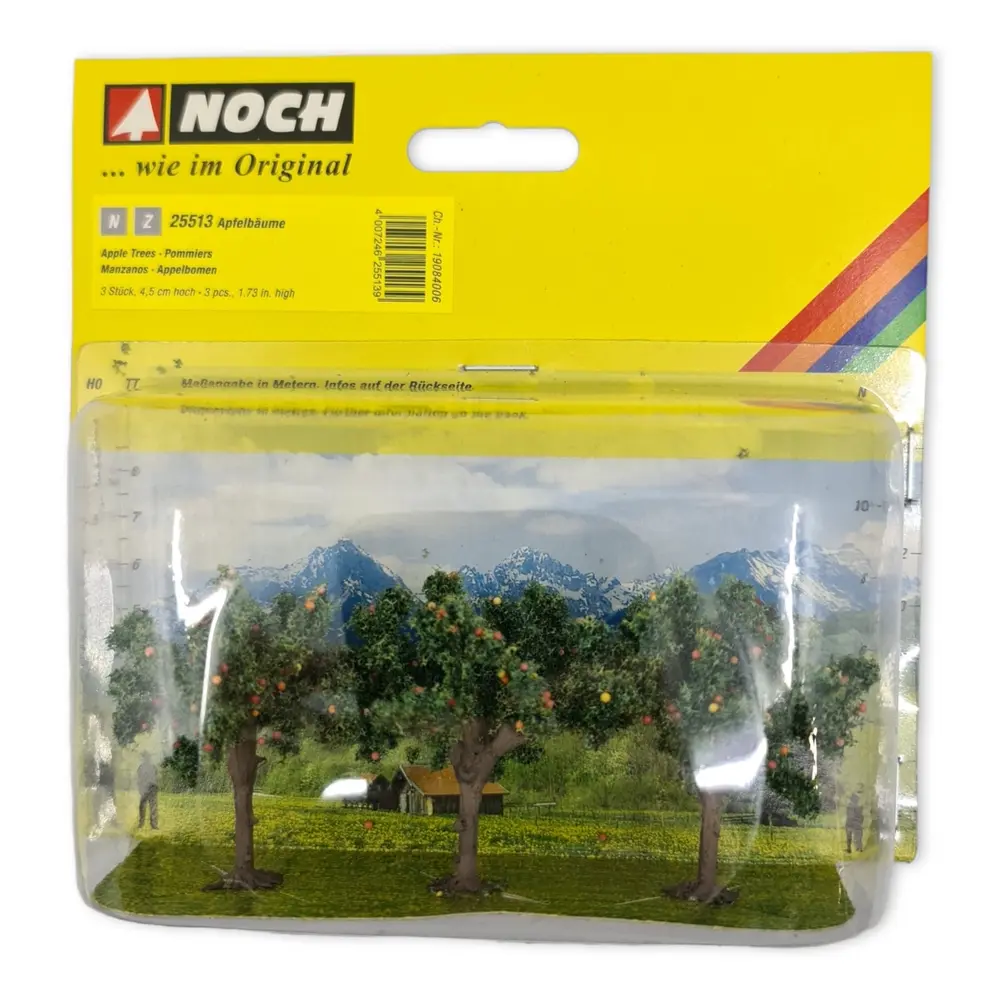 Pack de 3 pommiers Noch 25513 - N1/160 - Z 1/220 - Hauteur 45 mm - 2