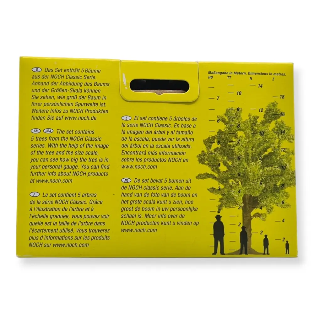  Pack de 5 arbres fruitiers Noch 25615- HO | TT | N | Z - hauteur 80 mm - 4