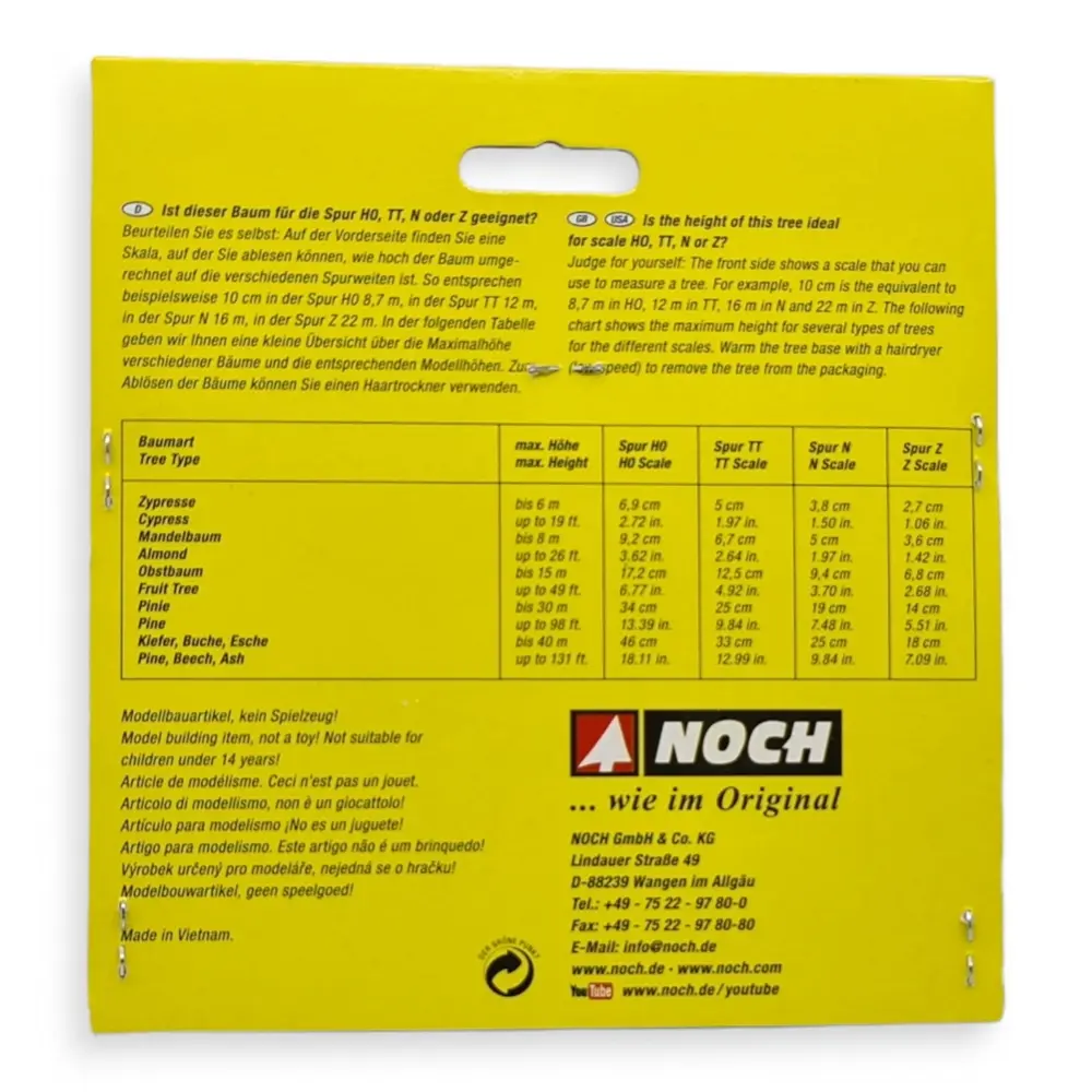 Pack 2 Oliviers - NOCH 21995 - HO | TT - Arbres pour Diorama - 4