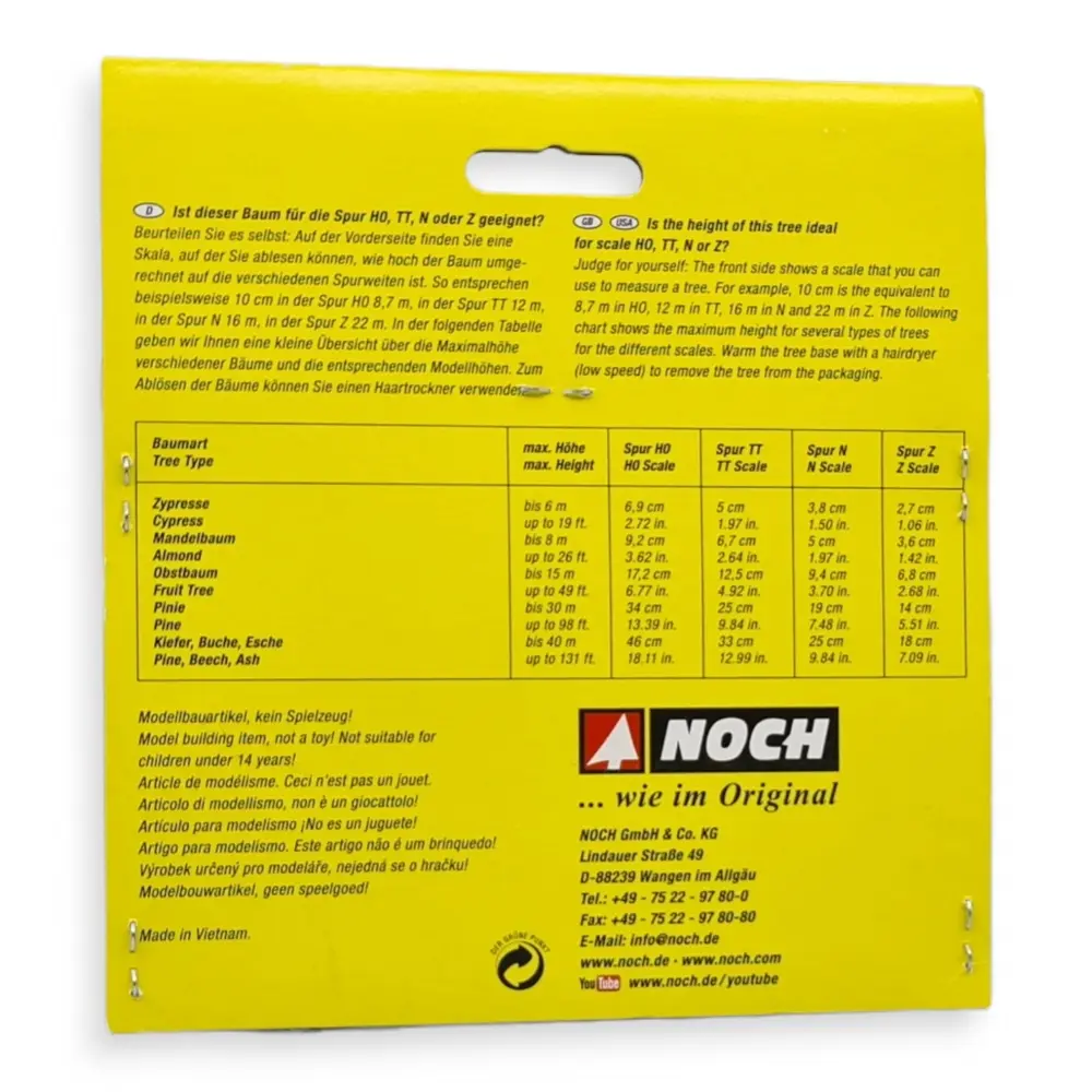 Pack 2 Amandiers en fleurs - NOCH 21996 - HO | TT | N - Diorama - 4