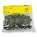 Pack de 25 sapins Noch 32825 - N 1/160 - Z 1/220 - Hauteur 35 à 90 mm - 3
