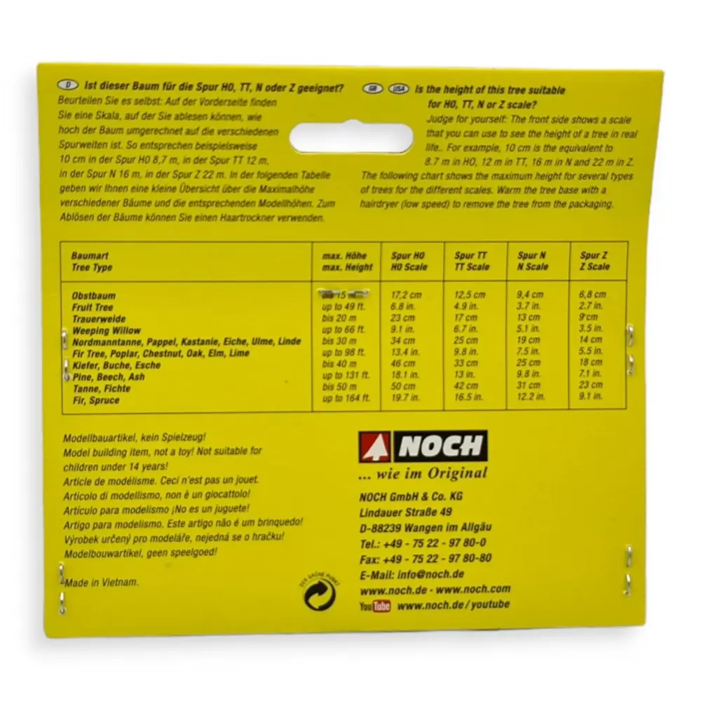 Pack 3 Bouleaux - NOCH 25520 - Z | N - Diorama - 4