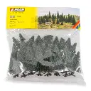Pack de 25 sapins miniatures Noch 32820 - N / Z - 35 à 90 mm - 2