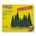 Pack de 8 sapins Noch 25640 - HO | TT | N | Z - hauteur 80-120 mm - 3