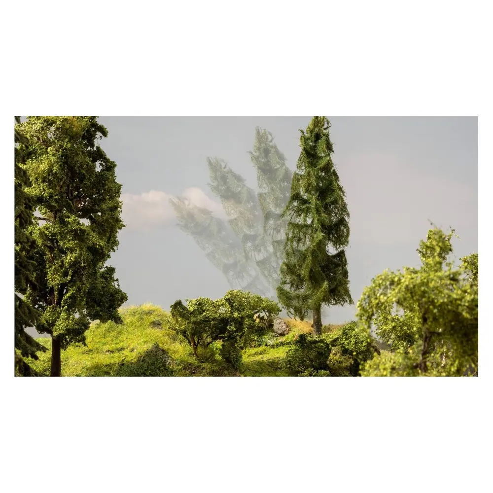 Sapin avec micro mouvement "tombant" NOCH 21775 - TT 1/120 - HO 1/87 - 2