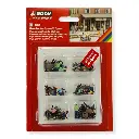 MEGA SET 60 figurines "passants et assis" NOCH 18401- HO 1/87 - 2