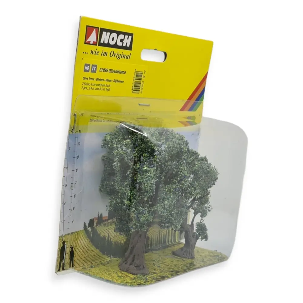 Pack 2 Oliviers - NOCH 21995 - HO | TT - Arbres pour Diorama - 2