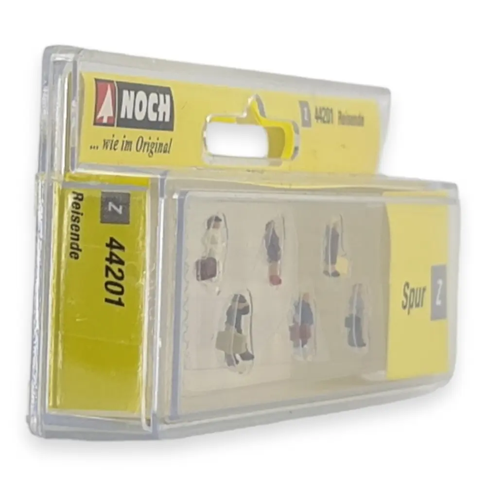 Pack de 6 voyageurs avec valises NOCH 44201 - Z 1/220ème - 2