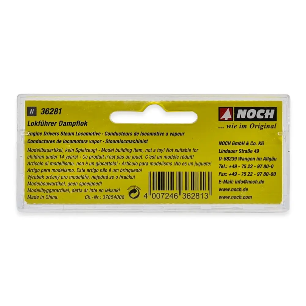 Pack de 6 conducteurs de train NOCH 36281 - N : 1/160 - 4