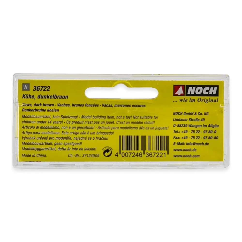 Pack de 9 animaux, vaches et veaux NOCH 36722 - N : 1/160 - 3