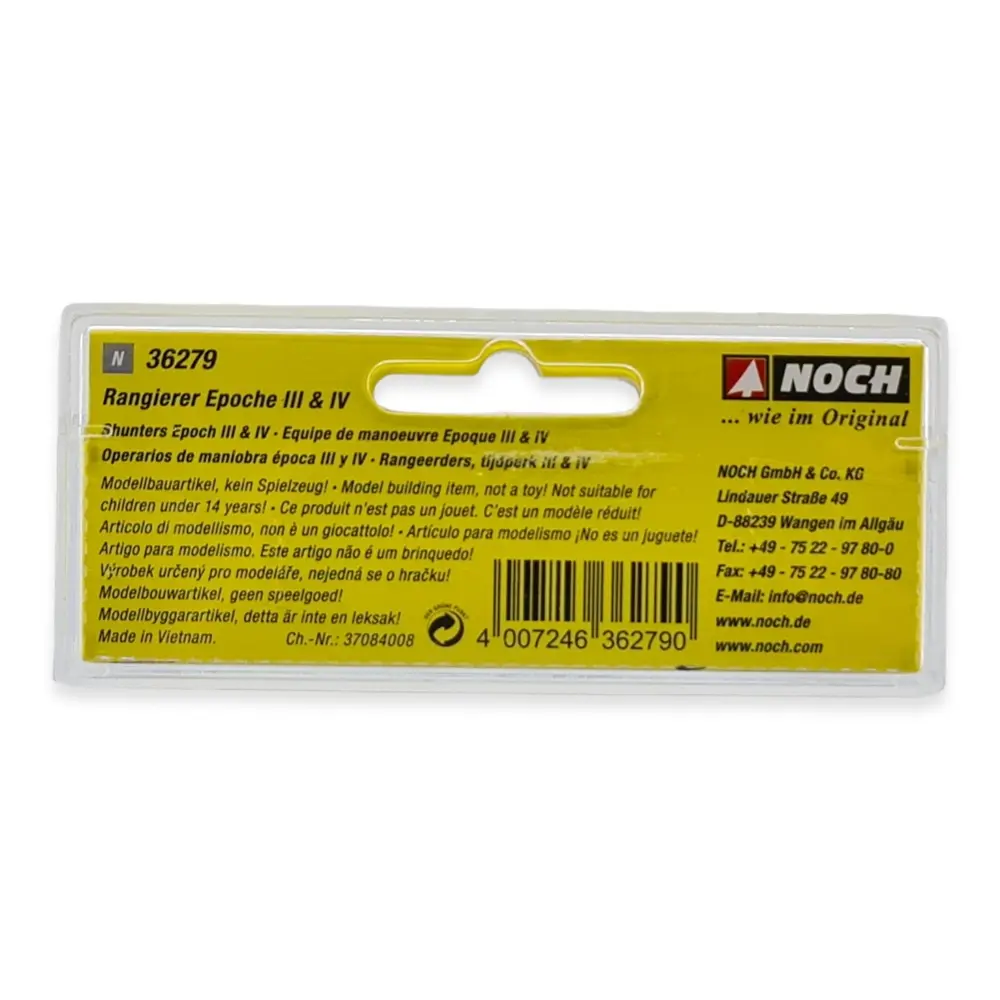 Pack de 6 chargés de manœuvre NOCH 36279 - N : 1/160 - 3