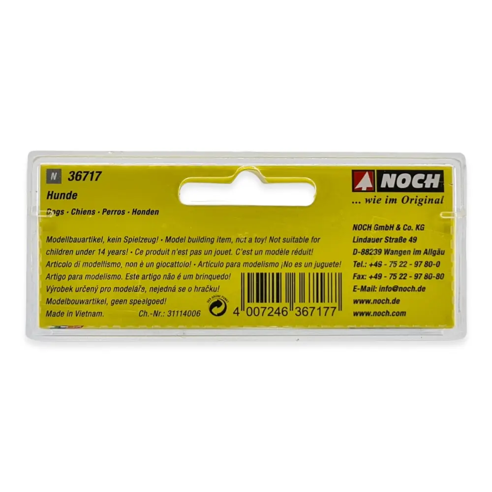 Pack de 9 chiens NOCH 36717 - N : 1/160 - 3