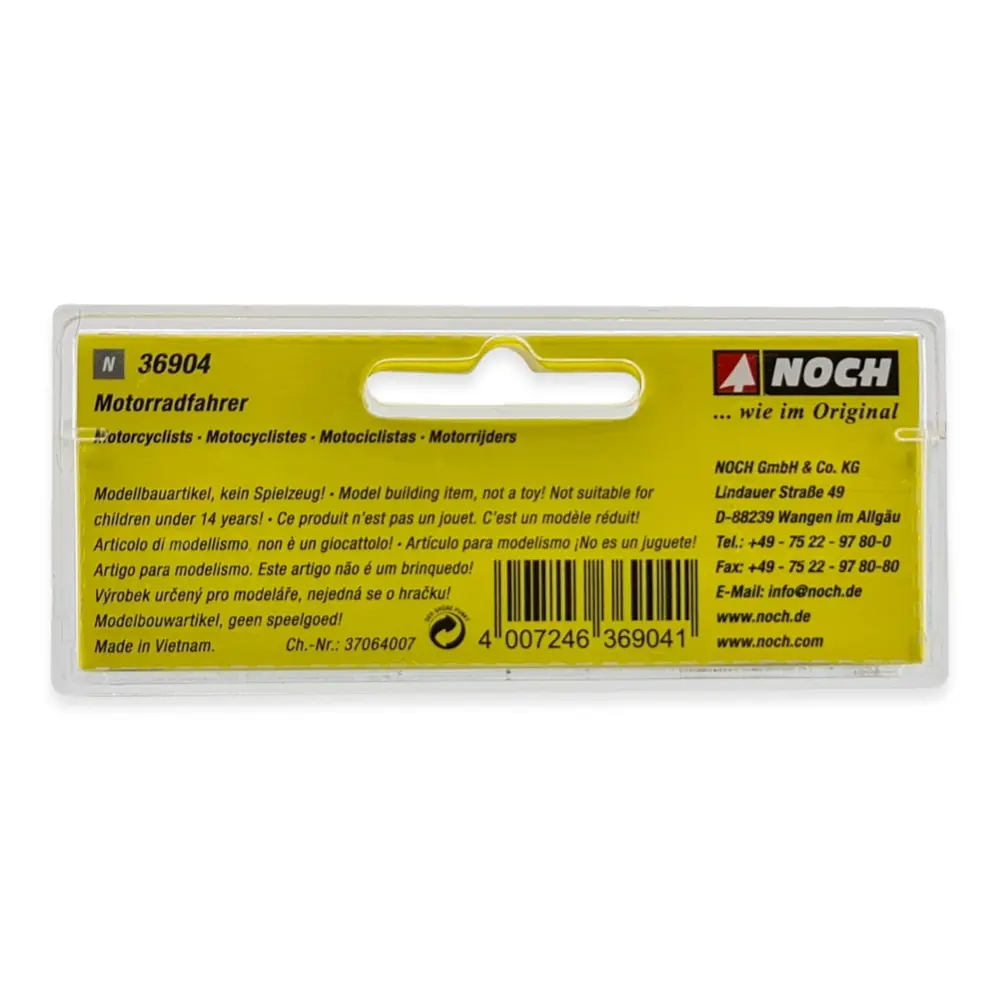 Pack de 2 motos avec 3 personnages NOCH 36904 - N : 1/160 - 3