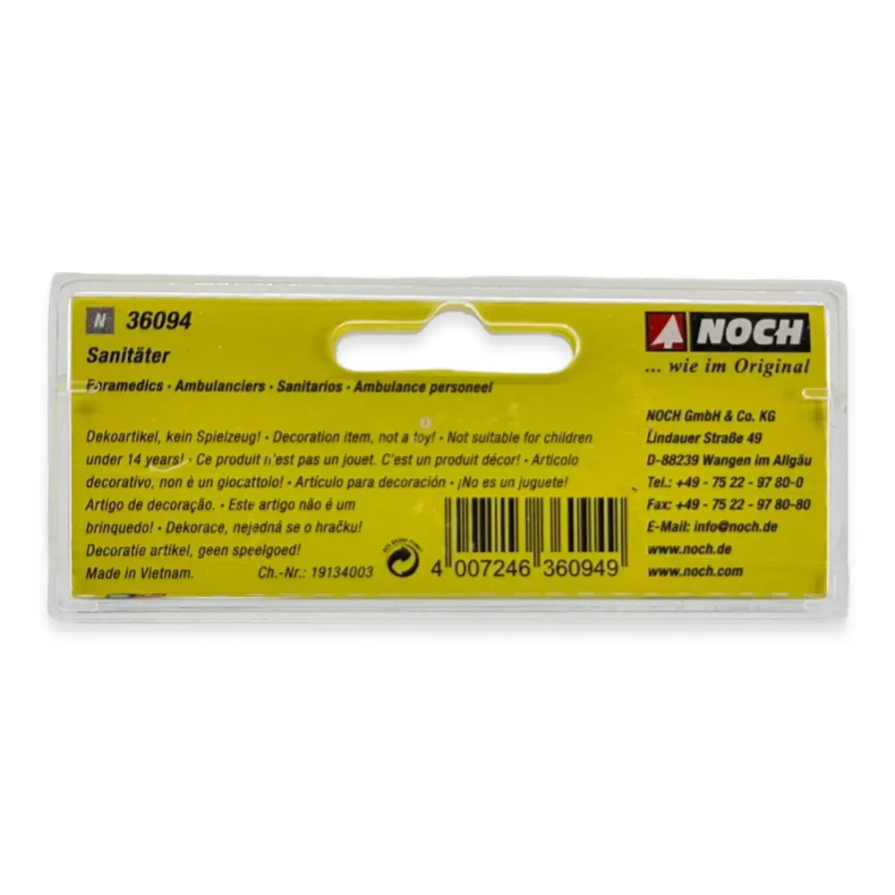 Pack de 6 personnages "Ambulanciers NOCH 36094 - N : 1/160 - 3