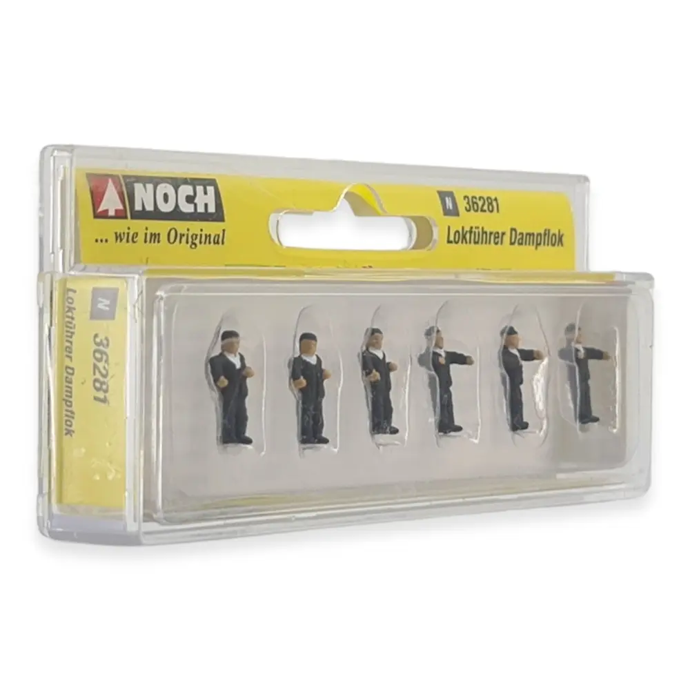 Pack de 6 conducteurs de train NOCH 36281 - N : 1/160 - 3