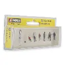 Pack de 6 voyageurs à l'arrêt de bus NOCH 36246 - N 1/160ème - 2