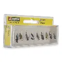 Pack de 9 voyageurs avec bagages NOCH 36220 - N : 1/160 - 2