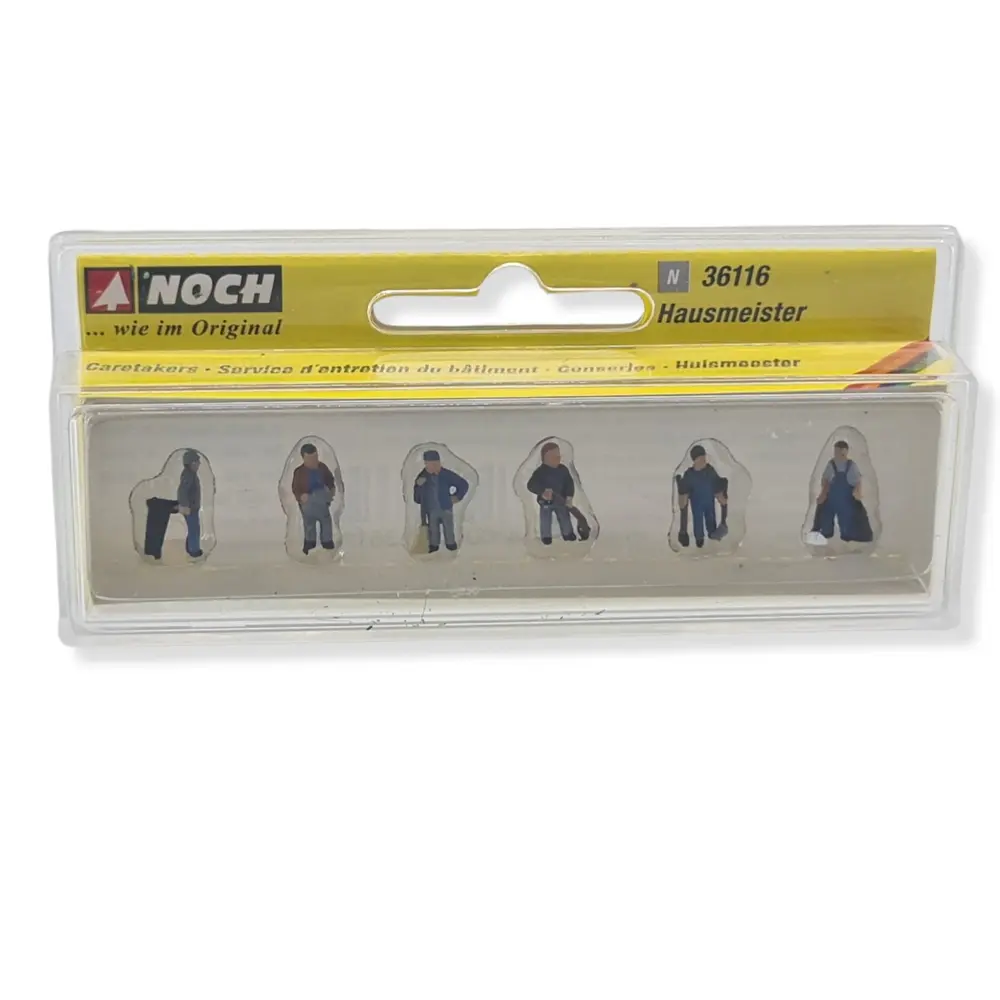 Lot de 6 employés des services d'entretien NOCH 36116 - N 1/160 - 2