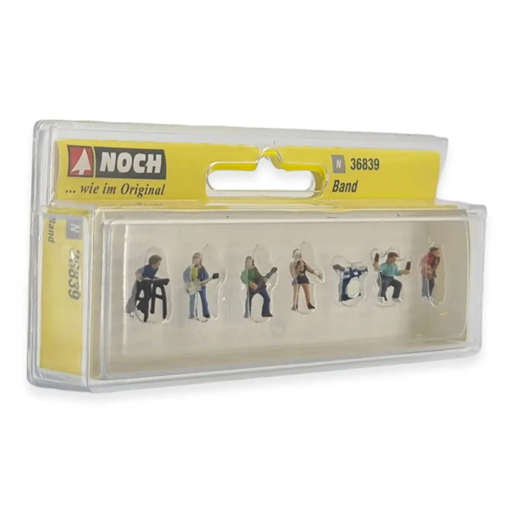Pack de 6 personnages avec instruments de musique NOCH 36839 - N : 1/160 - 2