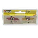 2 kayakistes - lot de 2 couleurs variées NOCH 16809 - HO 1/87 - 3