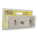 Pack de 3 couples d'amoureux NOCH 36510 - N : 1/160 - 3