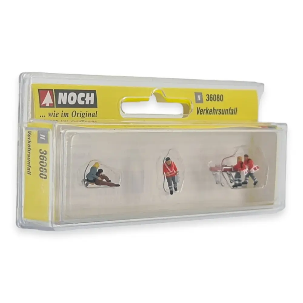 5 figurines thème "Accident de la route" NOCH 36080 N 1/160 - 2