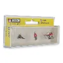 5 figurines thème "Accident de la route" NOCH 36080 N 1/160 - 2