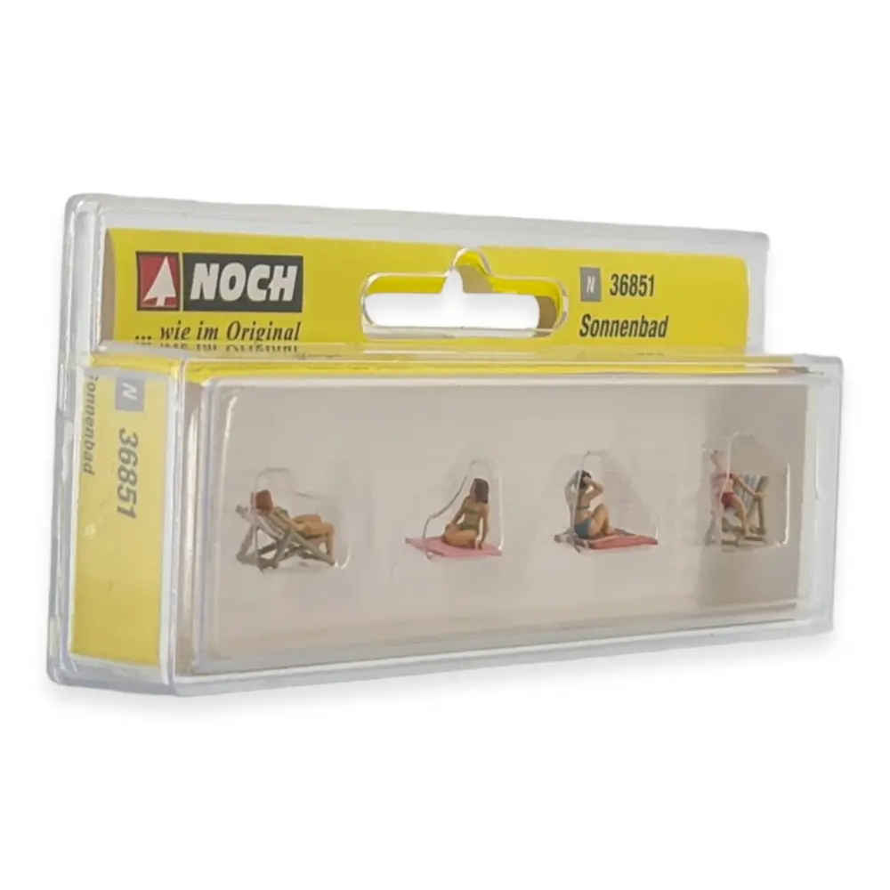 Pack de 4 femmes "au soleil" NOCH 36851 - N : 1/160 - 3