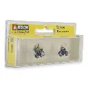 Pack de 2 motos avec 3 personnages NOCH 36904 - N : 1/160 - 2