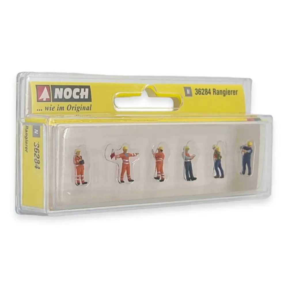 Pack 6 ouvriers "Sécurité passage à niveau" NOCH 36284 - N 1/160 - 2