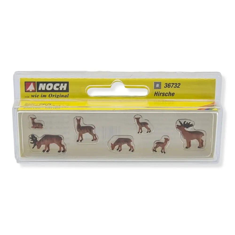 Lot de 7 Cerfs, biches et Faons NOCH 36732 - N 1/160 - 2