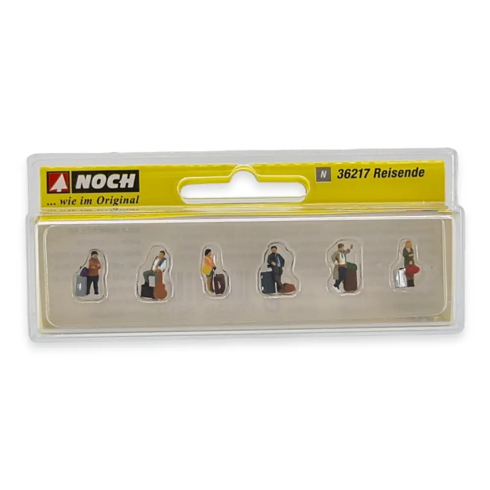 Pack de 6 voyageurs avec valises NOCH 36217 - N 1/160ème - 3