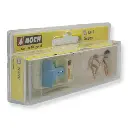 Lot de 2 personnages et 1 pédalo - Figurine - NOCH 16810 - Échelle HO 1/87 - 2