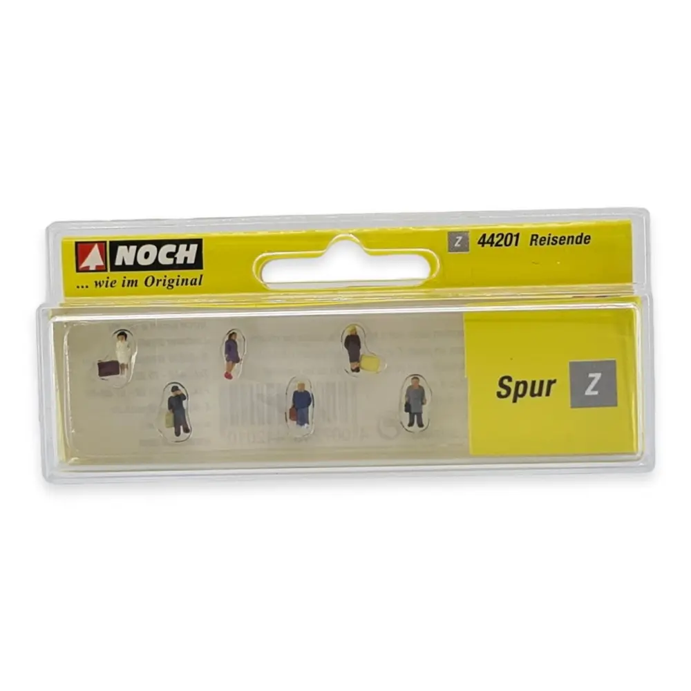 Pack de 6 voyageurs avec valises NOCH 44201 - Z 1/220ème - 3