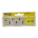 Pack de 6 voyageurs avec valises NOCH 44201 - Z 1/220ème - 3