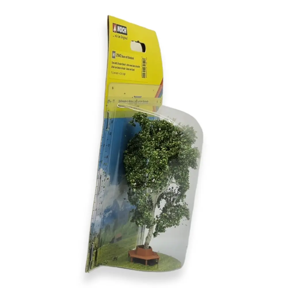 Arbre entouré d'un banc circulaire - NOCH 21642 - HO 1/87e - 2