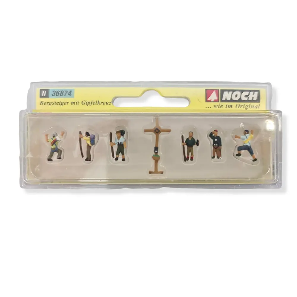 Lot de 6 randonneurs avec croix sommitale NOCH 36874 - N 1/160 - 2