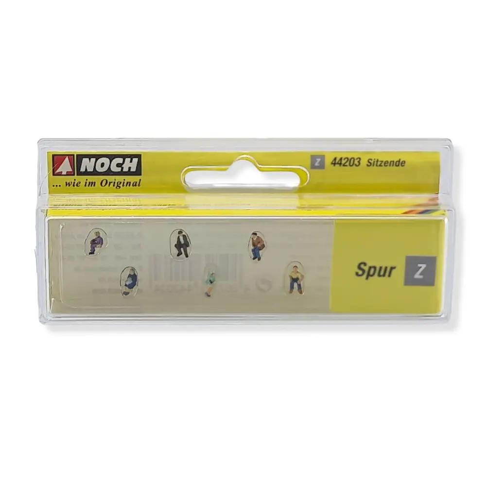 Lot de 6 personnages assis dont 3 hommes et 3 femmes Noch 44203 - Z 1/220 - - 2