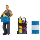 Petites Scènes - « Au Travail » - Noch 16516 - HO : 1/87  - 2