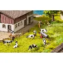 Pack de 5 personnages "Famille paysanne" avec animaux NOCH 15609 - HO : 1/87ème - 2