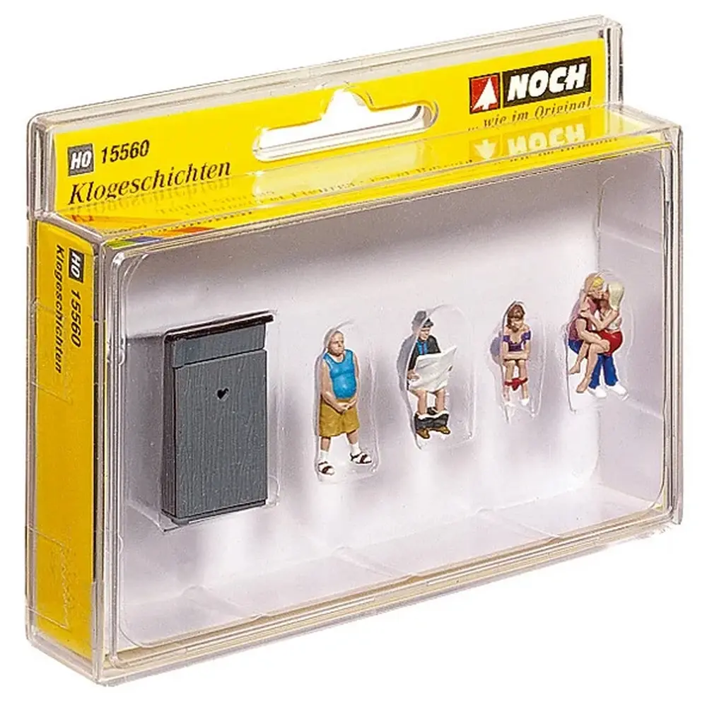 Petit coin extérieur - Noch 15560 - HO 1/87 - 5 personnages - 2