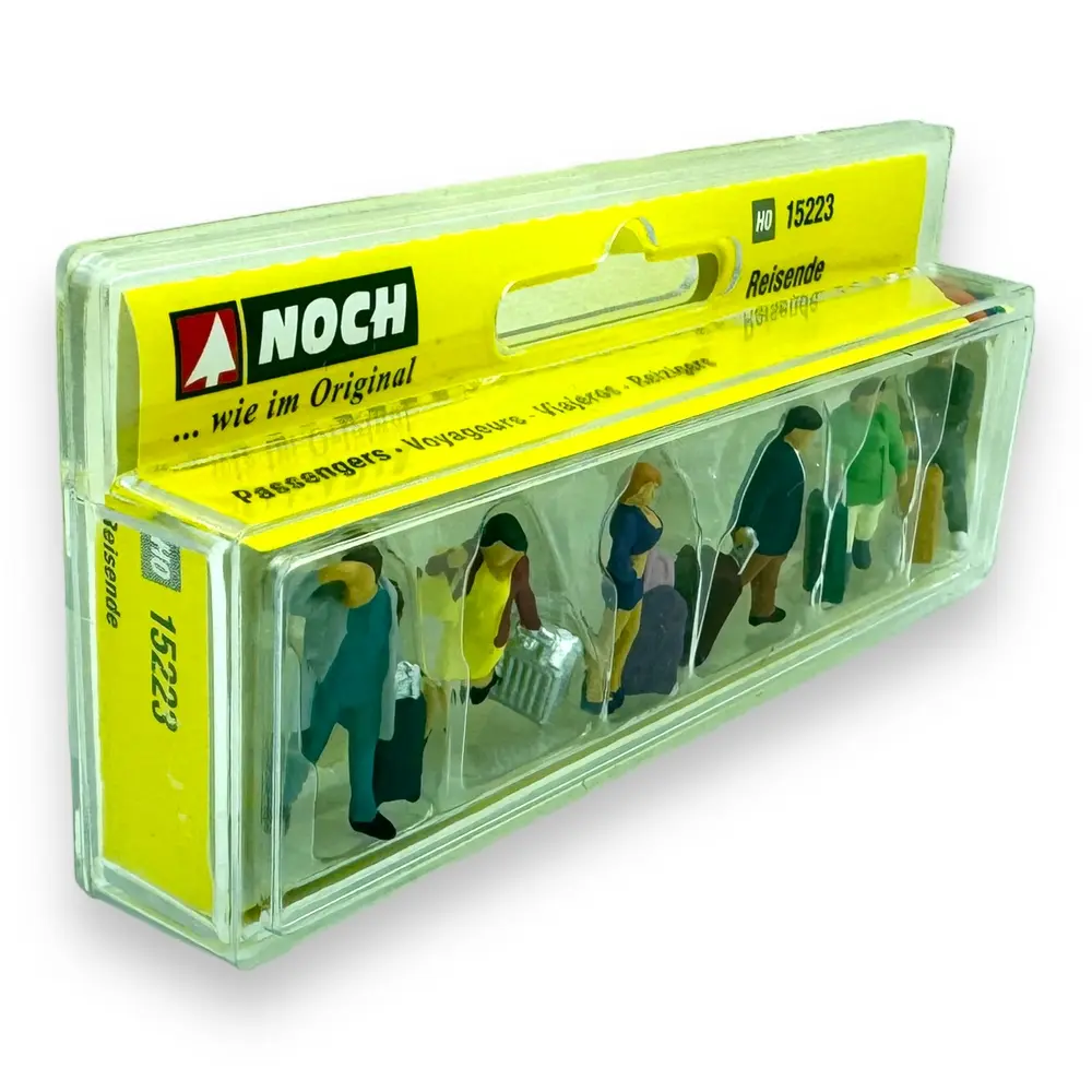 Personnages - voyageurs avec valises - NOCH 15223 - HO 1/87 - 3